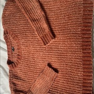 aerie burnt orange sweater